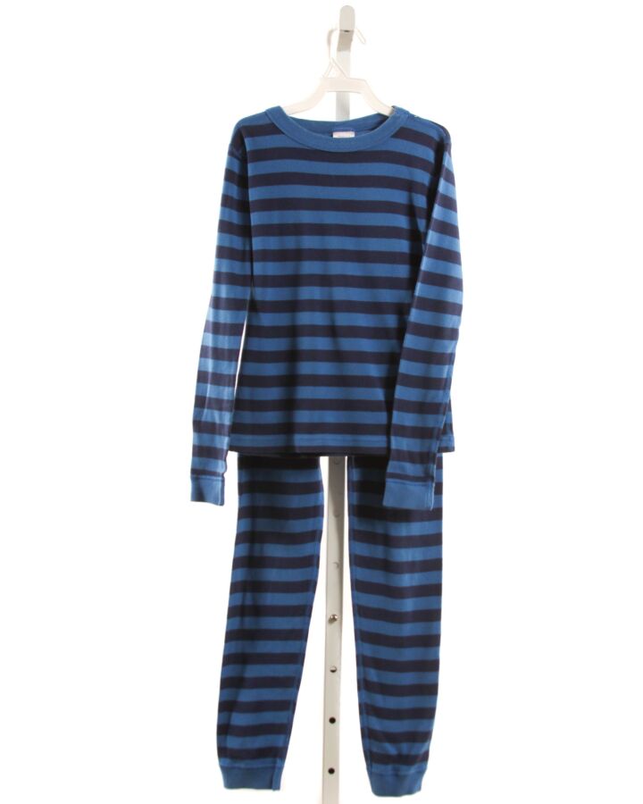 HANNA ANDERSSON  BLUE  STRIPED  LOUNGEWEAR