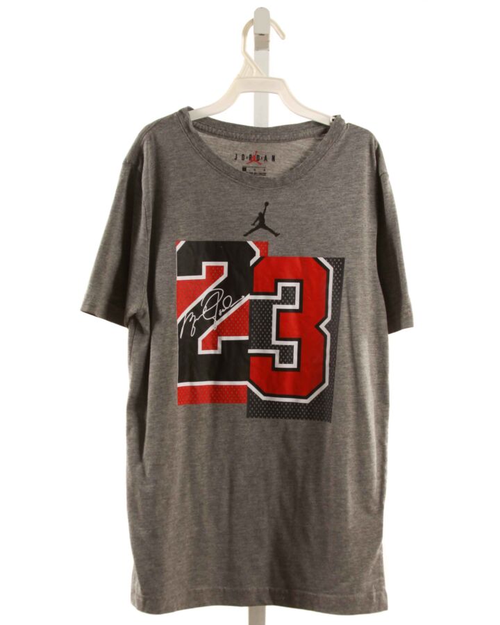 NIKE  GRAY   PRINTED DESIGN T-SHIRT