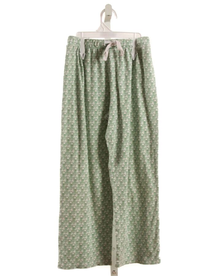 LILA + HAYES  GREEN   PRINTED DESIGN LOUNGEWEAR