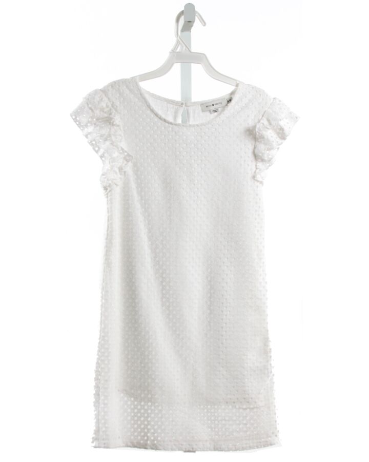 MOLLY BRACKEN  WHITE EYELET   DRESS