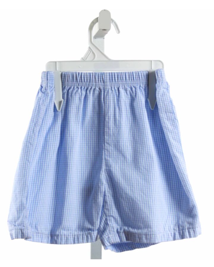 JELLYBEANS  LT BLUE  GINGHAM  SHORTS