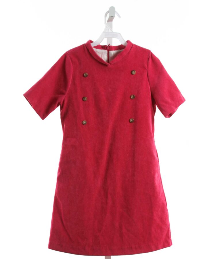 GABBY  HOT PINK CORDUROY   DRESS