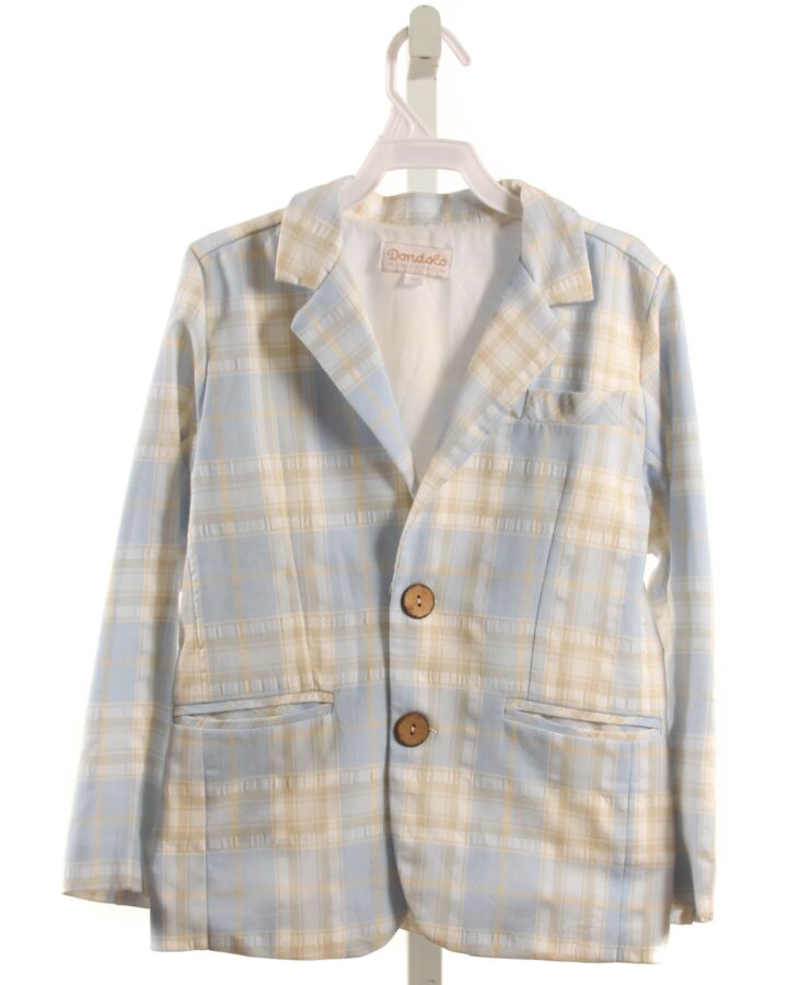 DONDOLO  LT BLUE  PLAID  BLAZER