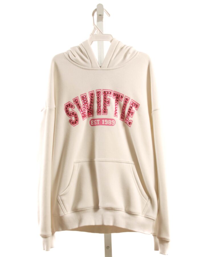 LOLA + THE BOYS  WHITE   APPLIQUED PULLOVER