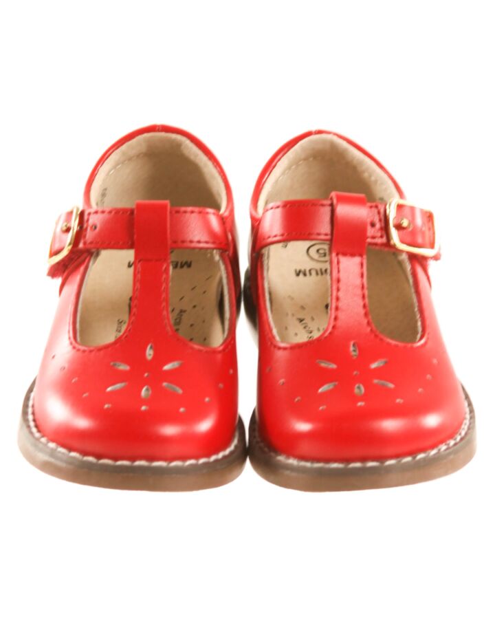 FOOTMATES RED MARY JANES NEW WITHOUT TAG *NWT SIZE TODDLER 5