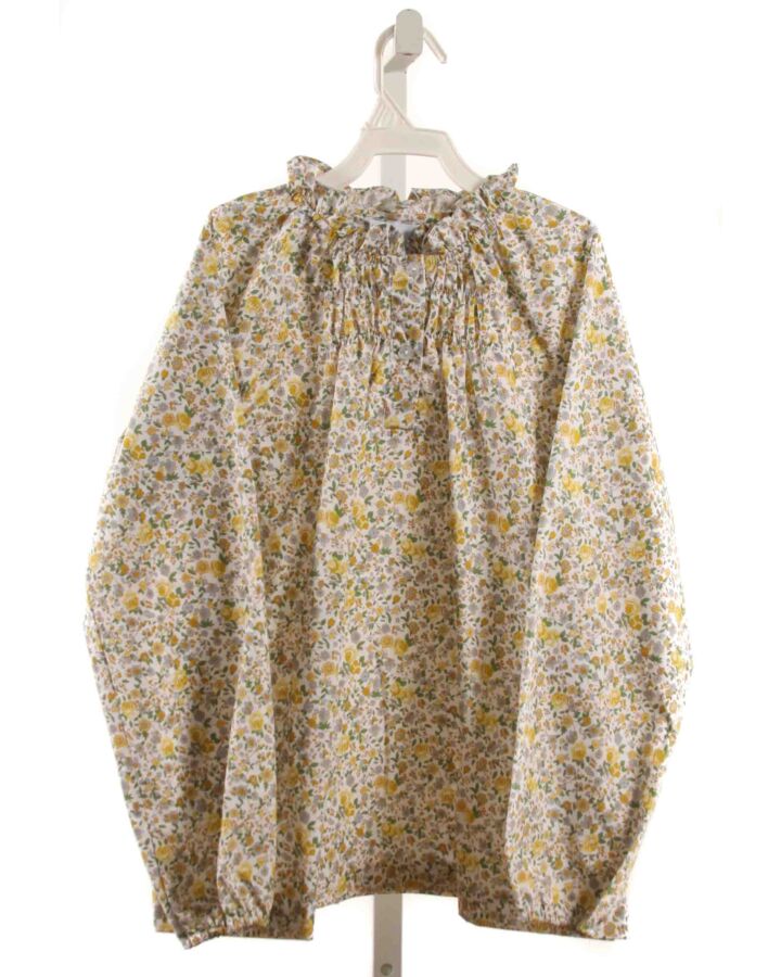 LITTLE ENGLISH  YELLOW  FLORAL  SHIRT-LS