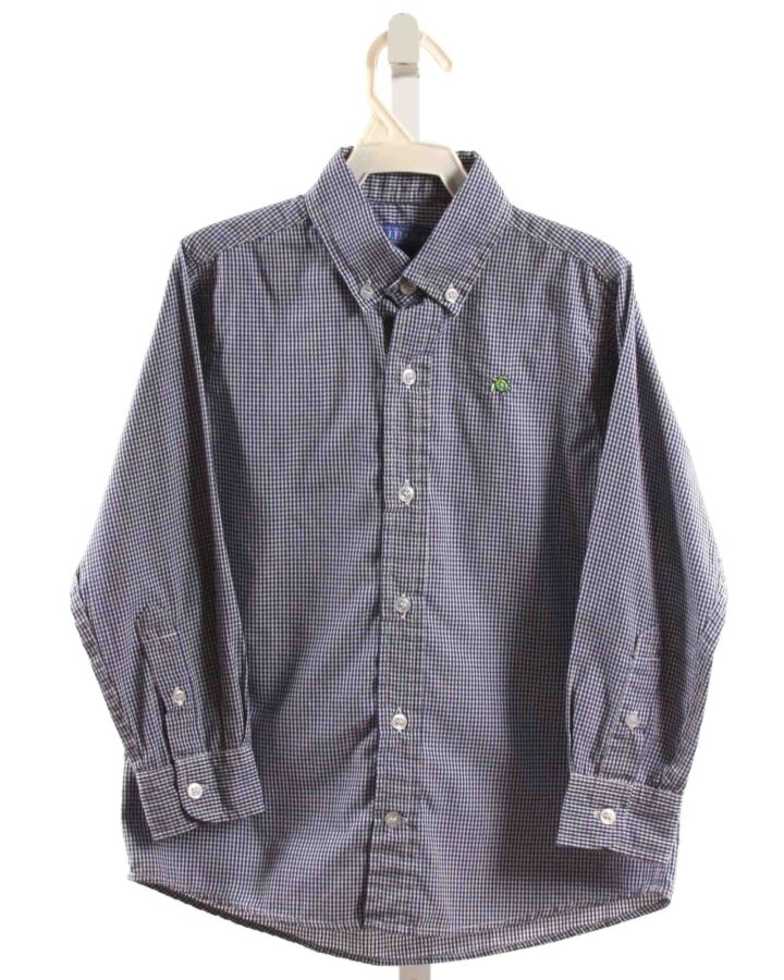J. BAILEY  BLUE  GINGHAM  DRESS SHIRT