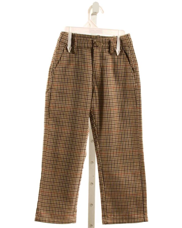 THE BEAUFORT BONNET COMPANY  BROWN  PLAID  PANTS