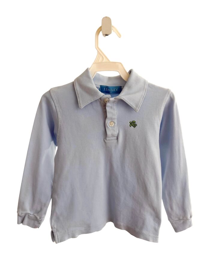 J. BAILEY  LT BLUE    KNIT LS SHIRT