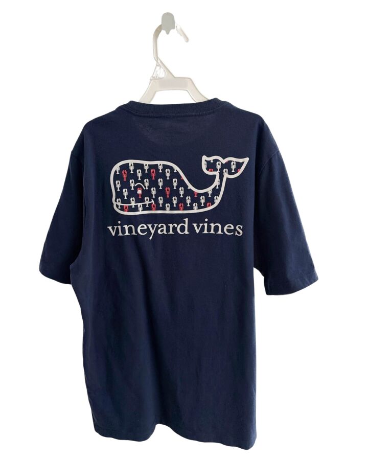 VINEYARD VINES  NAVY   PRINTED DESIGN T-SHIRT