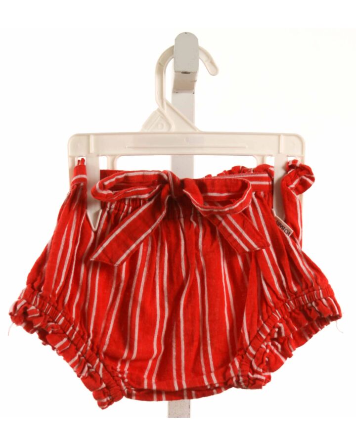 YO BABY  RED  STRIPED  BLOOMERS