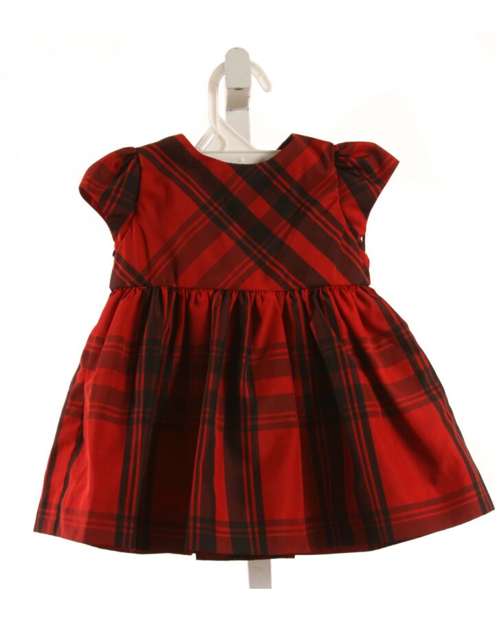 RALPH LAUREN  RED  PLAID  PARTY DRESS