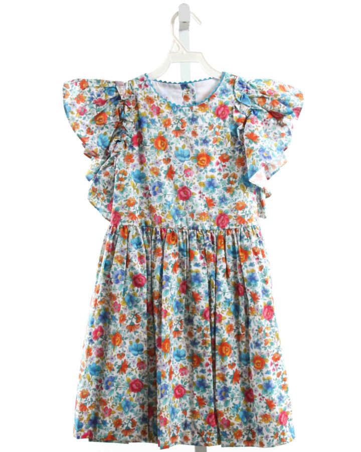 LA COQUETA  MULTI-COLOR  FLORAL  DRESS