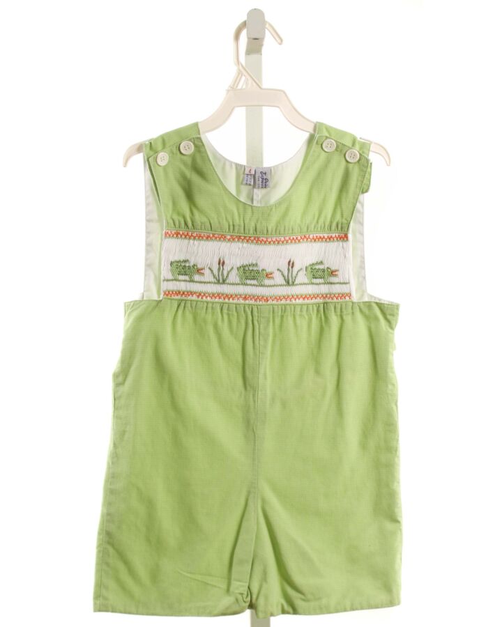 ORIENT EXPRESSED  LIME GREEN   SMOCKED JON JON