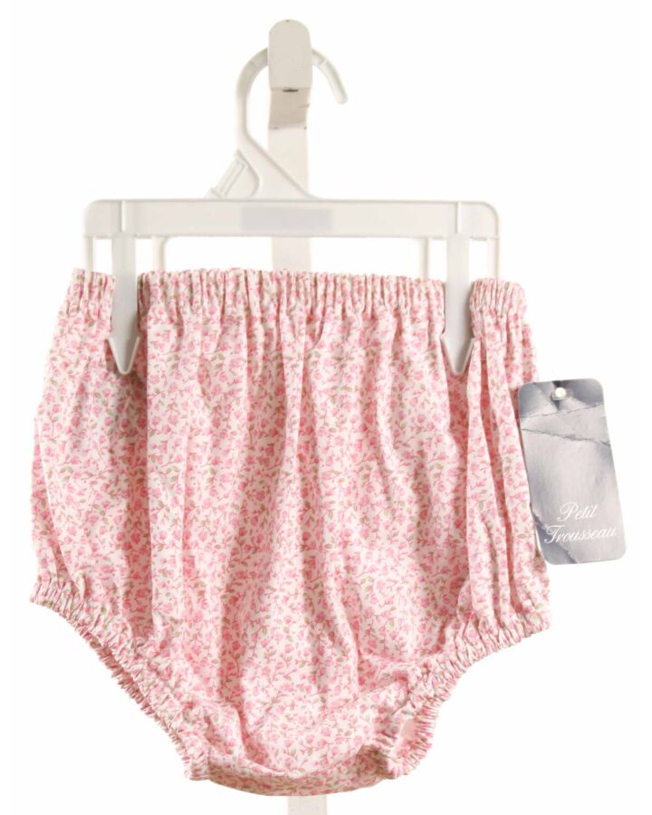 PETIT TROUSSEAU  PINK  FLORAL  BLOOMERS