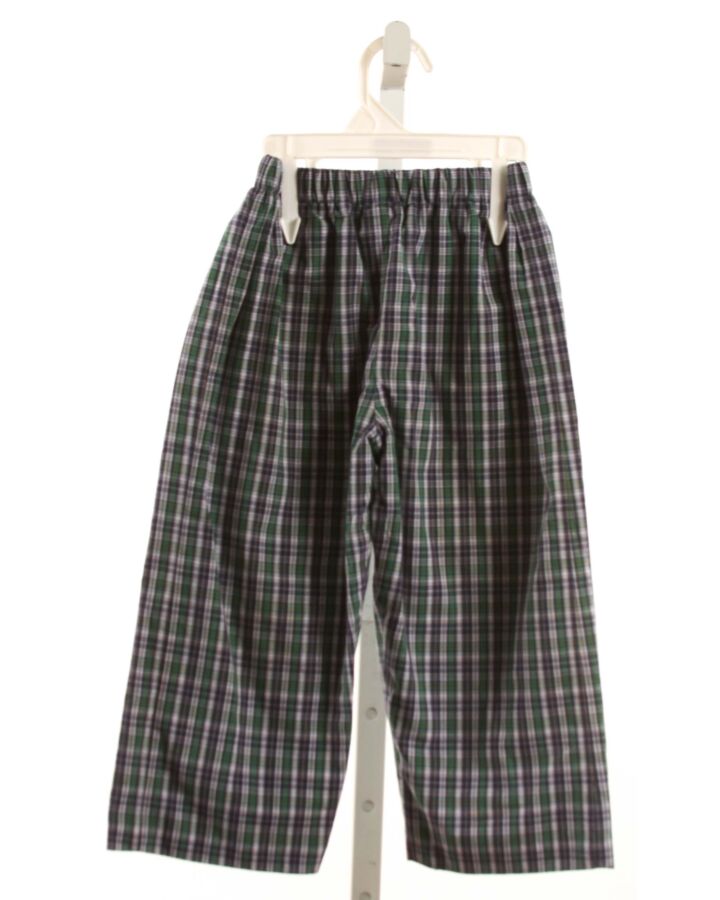 NO TAG  GREEN  PLAID  PANTS