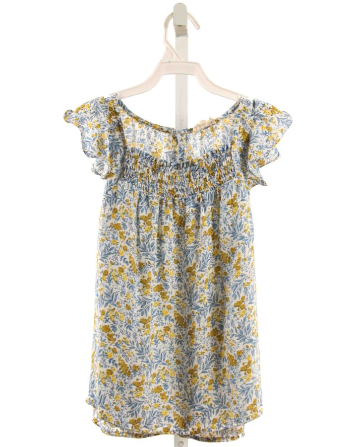 HAYDEN GIRLS  YELLOW  FLORAL  SLEEVELESS SHIRT