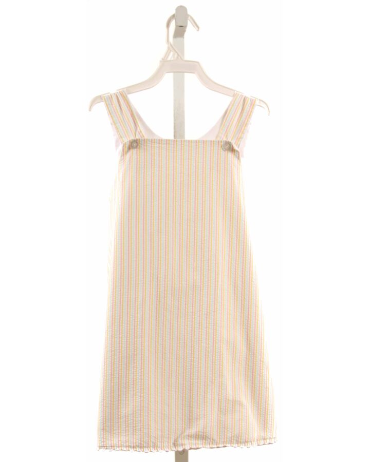 REMEMBER NGUYEN  MULTI-COLOR SEERSUCKER STRIPED  DRESS