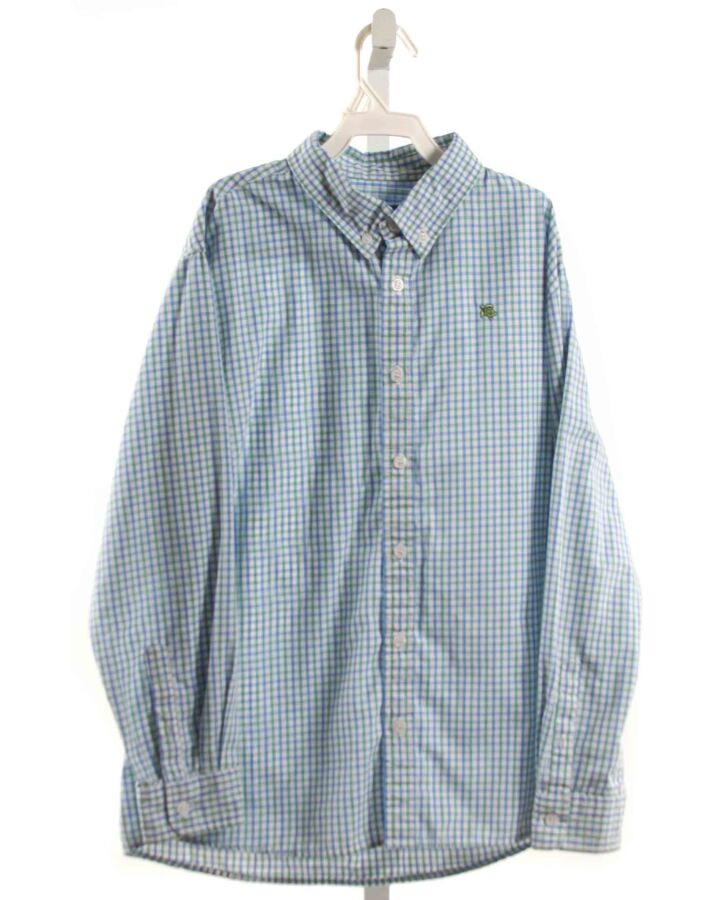 J. BAILEY  BLUE  PLAID  DRESS SHIRT