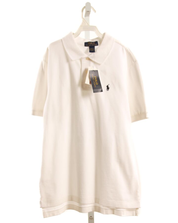 POLO BY RALPH LAUREN  WHITE    KNIT SS SHIRT