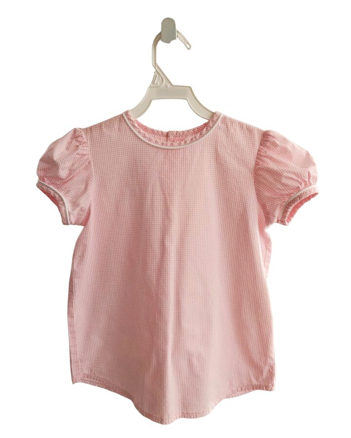 HANNAH KATE  PINK  GINGHAM  SHIRT-SS