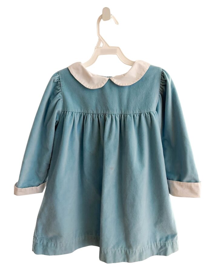 THE BEAUFORT BONNET COMPANY  BLUE VELOUR   DRESS