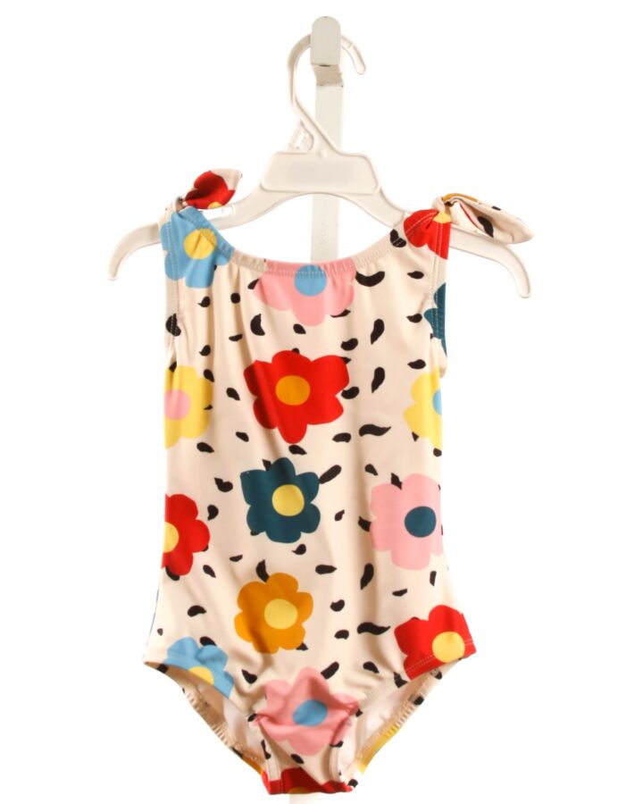 HANNA ANDERSSON  IVORY  FLORAL  1-PIECE SWIMSUIT