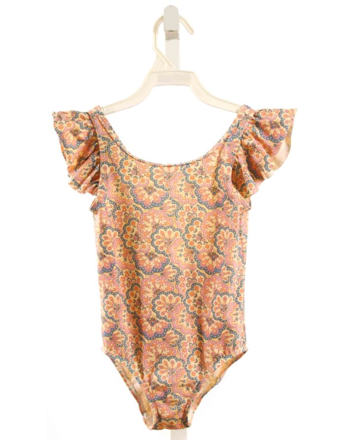 NO TAG  MULTI-COLOR  FLORAL  1-PIECE SWIMSUIT