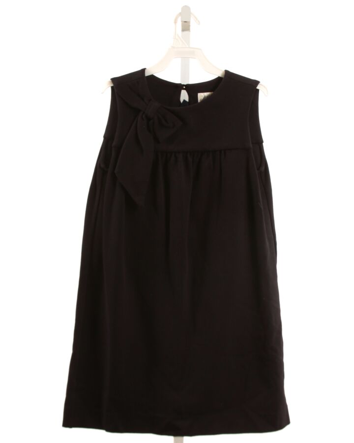 MILLY  BLACK    KNIT DRESS WITH BOW