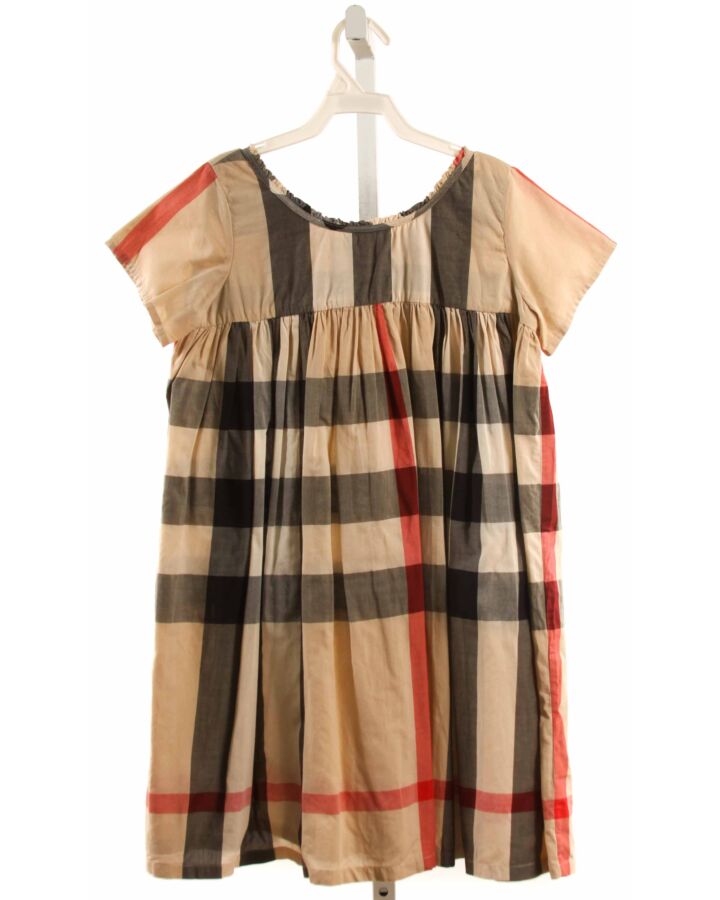 BURBERRY  BROWN  PLAID  DRESS