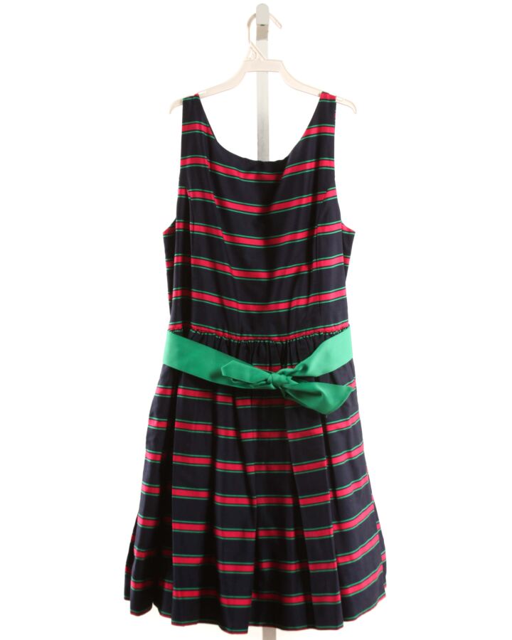 RALPH LAUREN  NAVY  STRIPED  PARTY DRESS