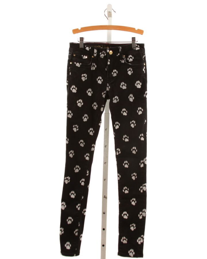 KATE SPADE  BLACK  PRINT  JEANS