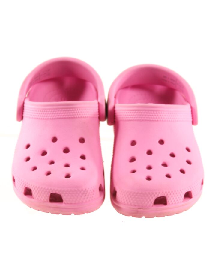 CROCS PINK SHOES  *EUC SIZE TODDLER 9