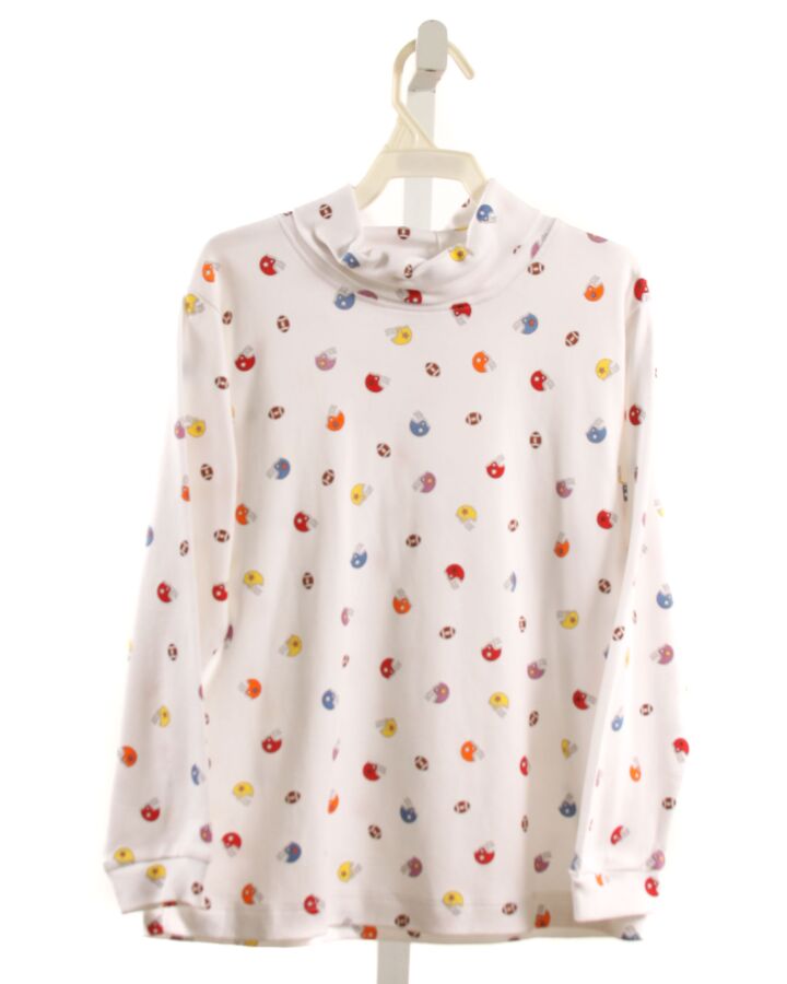 BELLA BLISS  MULTI-COLOR  PRINT  KNIT LS SHIRT