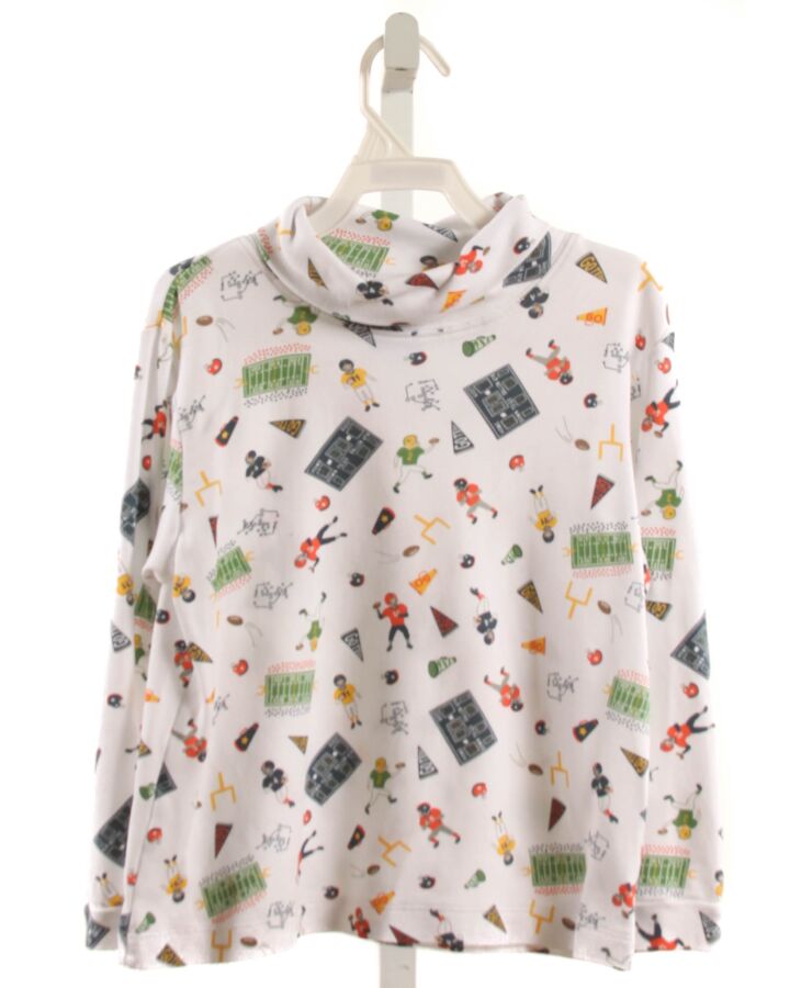 BELLA BLISS  MULTI-COLOR  PRINT  KNIT LS SHIRT
