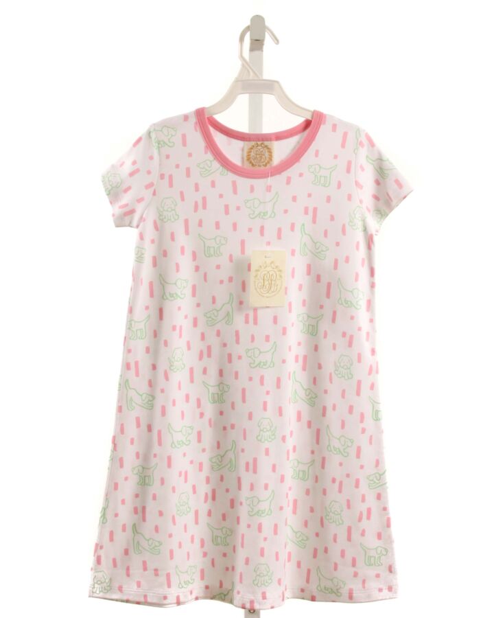 THE BEAUFORT BONNET COMPANY  LT GREEN  PRINT  KNIT DRESS