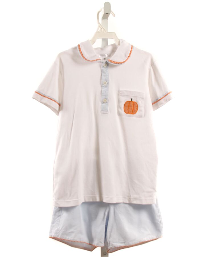 DONDOLO  WHITE   APPLIQUED 2-PIECE OUTFIT