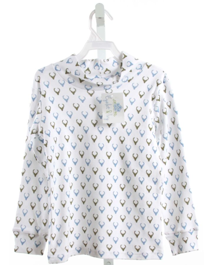 EYELET & IVY  WHITE  PRINT  KNIT LS SHIRT