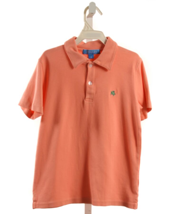 J. BAILEY  ORANGE    KNIT SS SHIRT