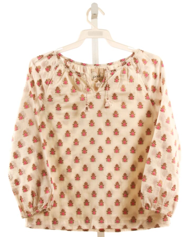 PEEK  GOLD  PRINT  DRESS SHIRT