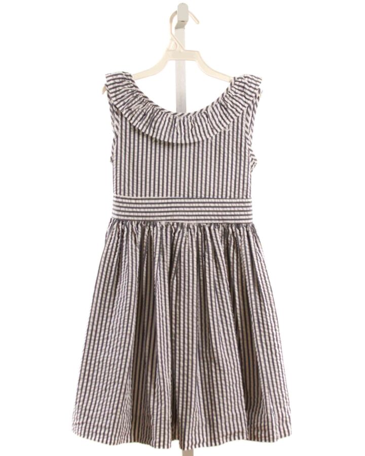 HANNAH KATE  CHAMBRAY SEERSUCKER STRIPED  DRESS