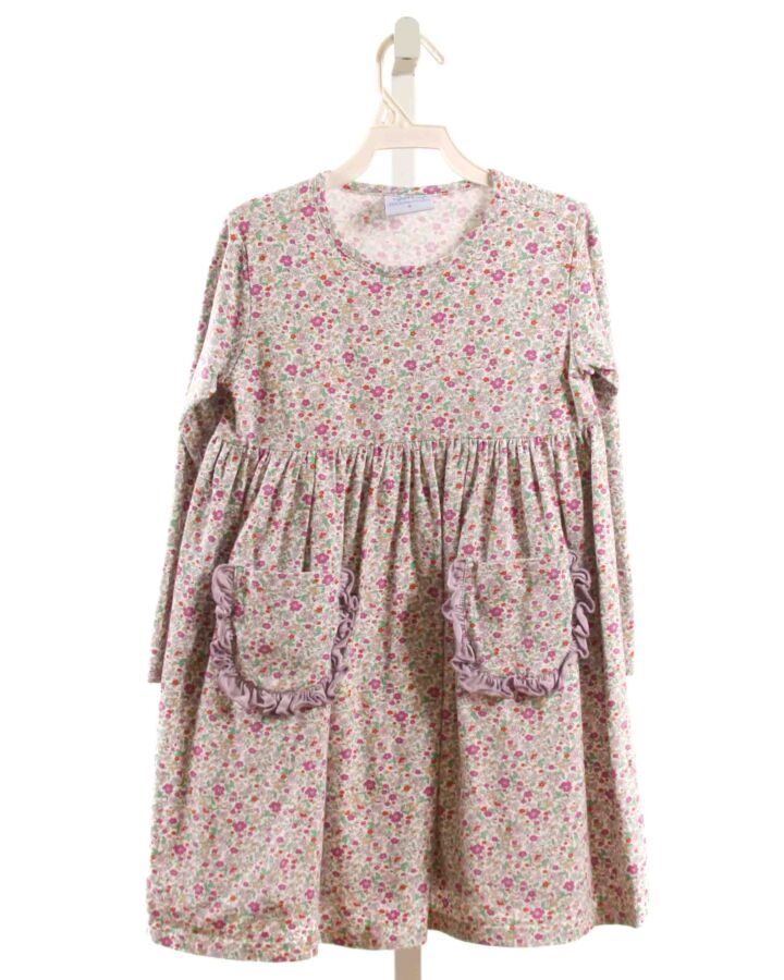 EYELET & IVY  PURPLE  FLORAL  KNIT DRESS