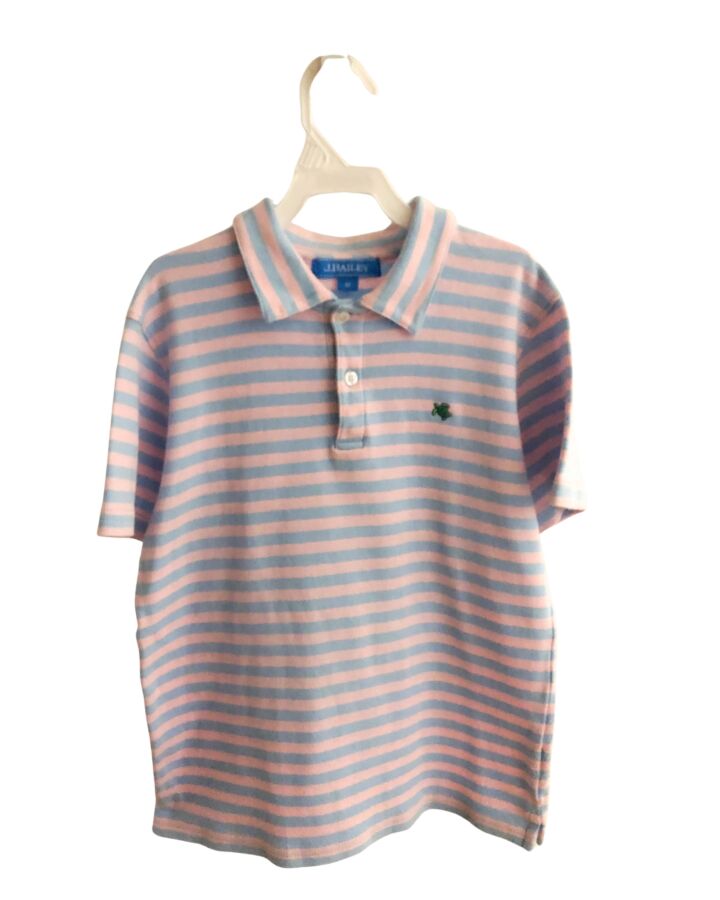 J. BAILEY  PINK  STRIPED  KNIT SS SHIRT