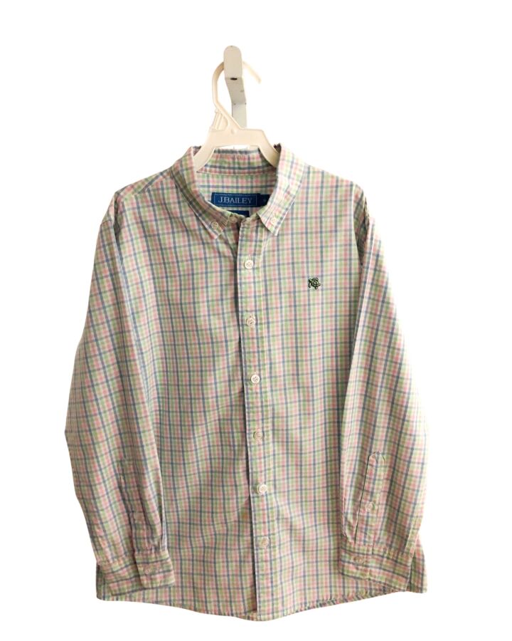 J. BAILEY  GREEN  PLAID  DRESS SHIRT