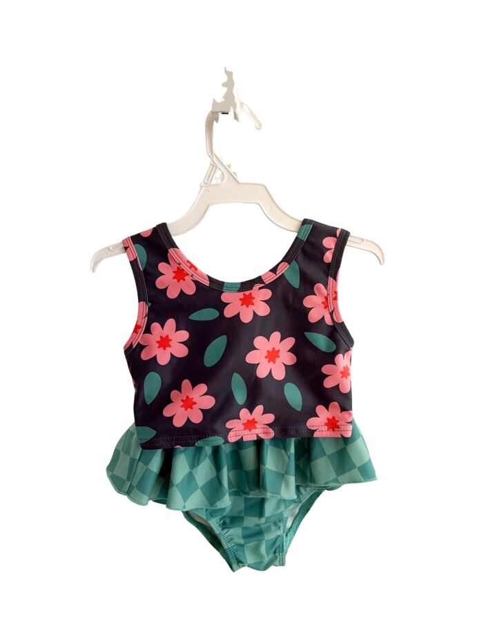 ROSIE BEACH  BLUE  FLORAL  2-PIECE SWIMSUIT
