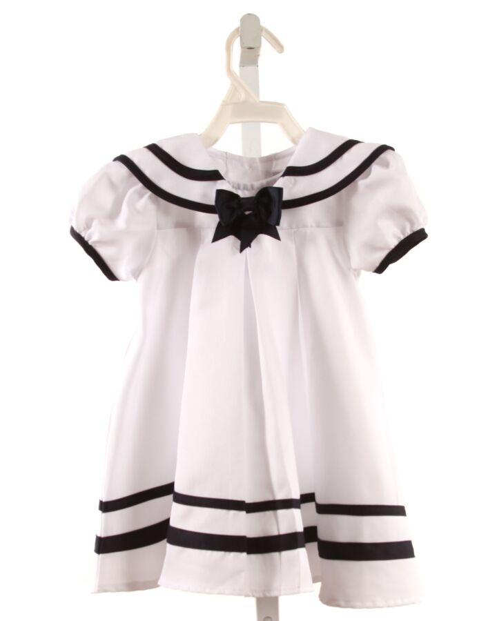 RARE EDITIONS  WHITE    DRESS WITH BOW