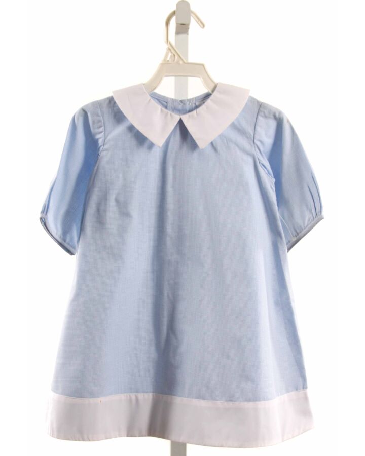 DAISIES & DOODLEBUGS  LT BLUE  GINGHAM  DRESS