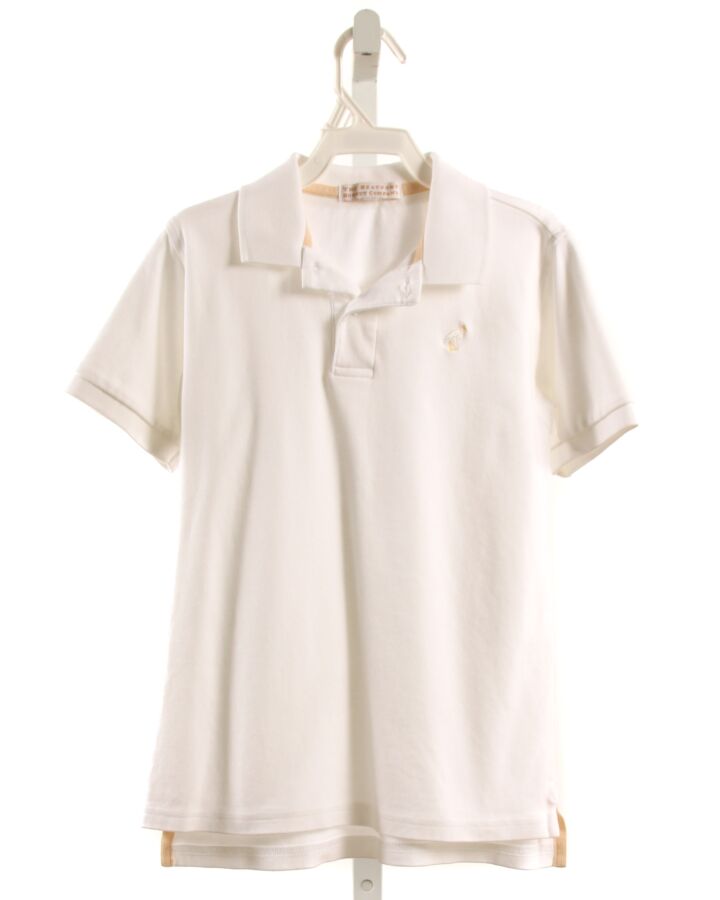 THE BEAUFORT BONNET COMPANY  WHITE    KNIT SS SHIRT