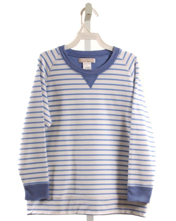 THE BEAUFORT BONNET COMPANY  BLUE  STRIPED  PULLOVER