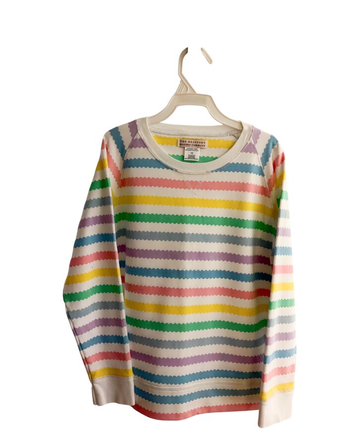 THE BEAUFORT BONNET COMPANY  PINK  STRIPED  PULLOVER